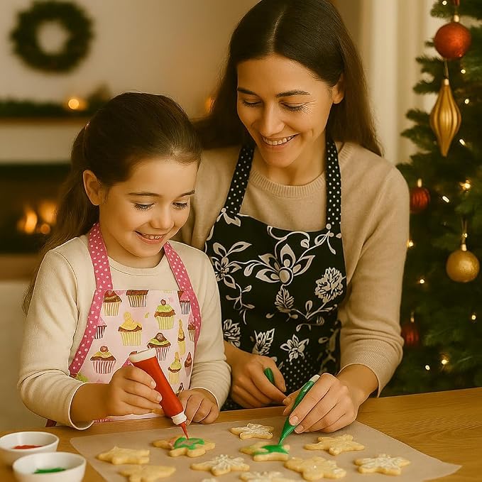 G2PLUS Kid Cotton Aprons, Toddler Apron - Image 4