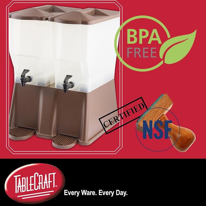 Tablecraft 3 Gal Slimline Beverage Dispenser - Image 7