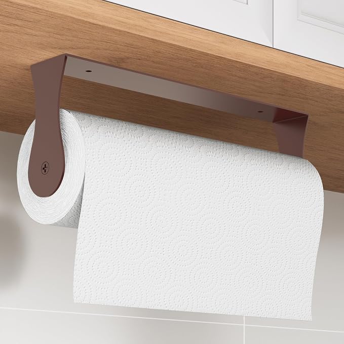 Oil Rubbed Bronze Paper Towel Holder Under Cabinet, Oil Rubbed Bronze Kitchen by Awarmhome