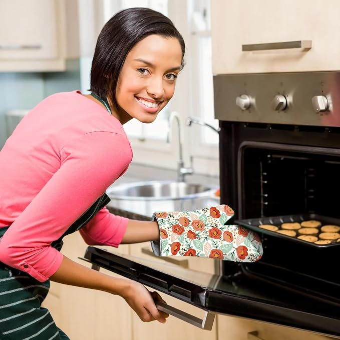 3 Pcs Kitchen Stuff, Kitchen Oven Mitts and Pot Holders Sets - Image 7