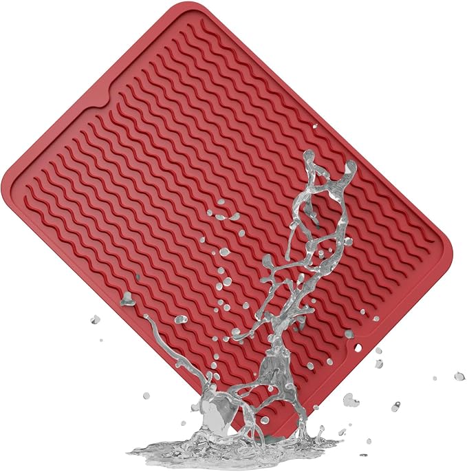 ZLR Silicone Dish Drying Mat & Heat Resistant Trivet by ZLR