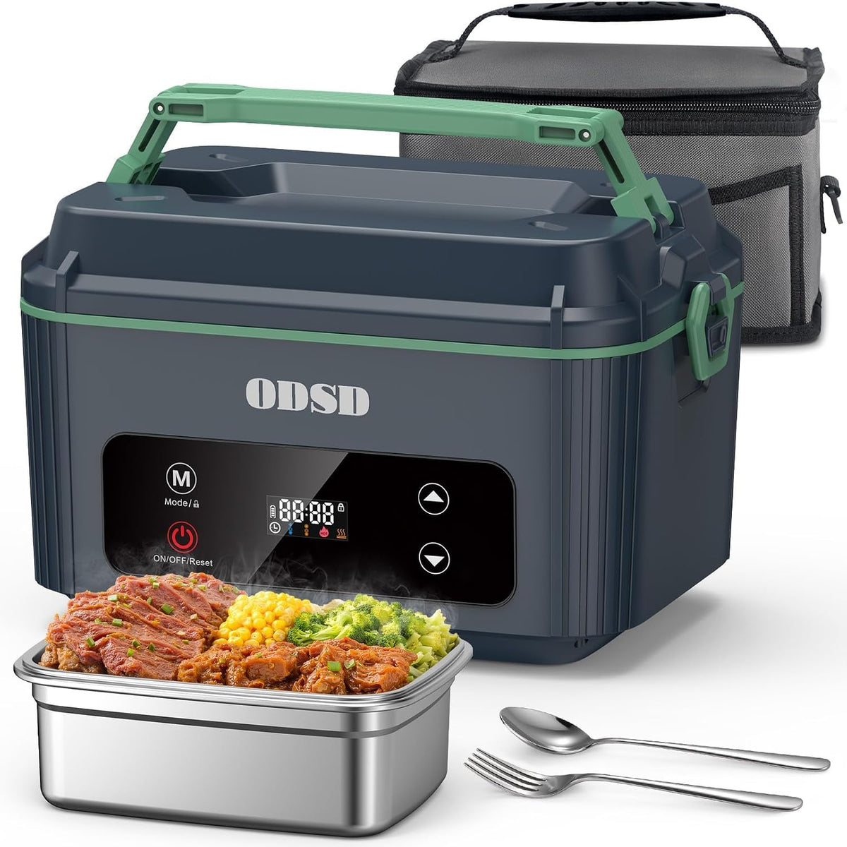 Cordless Electric Lunch Box for Adults, Heated Lunch Box