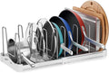 EVERIE Adjustable Bakeware Organizer Pot Lid Holder Rack by EVERIE