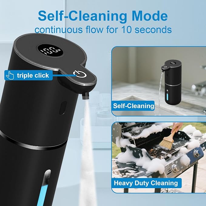 OHIFAST Automatic Foaming Soap Dispenser Touchless, USB Rechargeable Smart Hand - Image 5