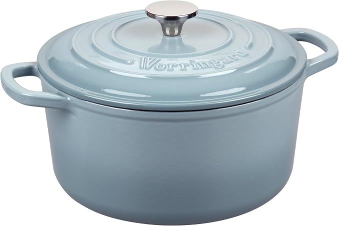 VORRINGARD Enameled Cast Iron Dutch Oven Pot - Image 7