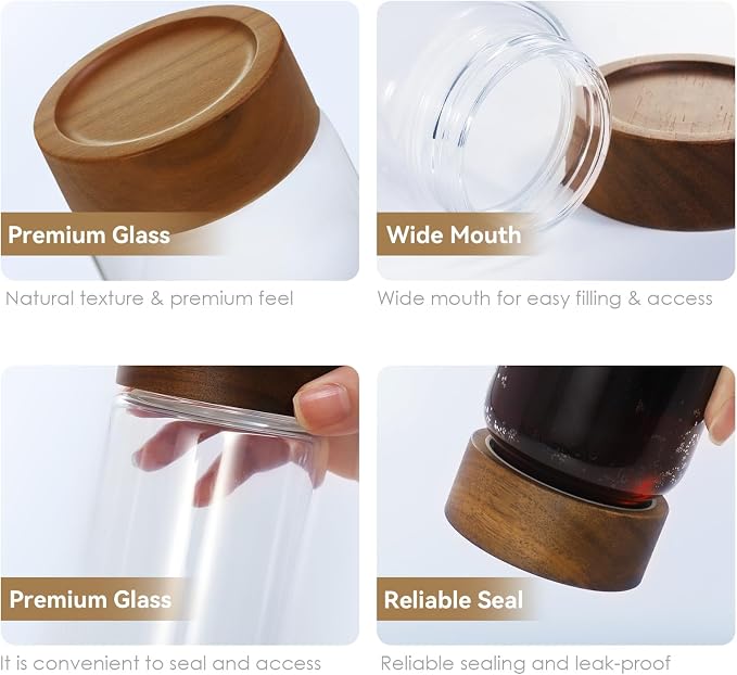 2-Pack 13 fl oz Glass Mason Jars - Image 7