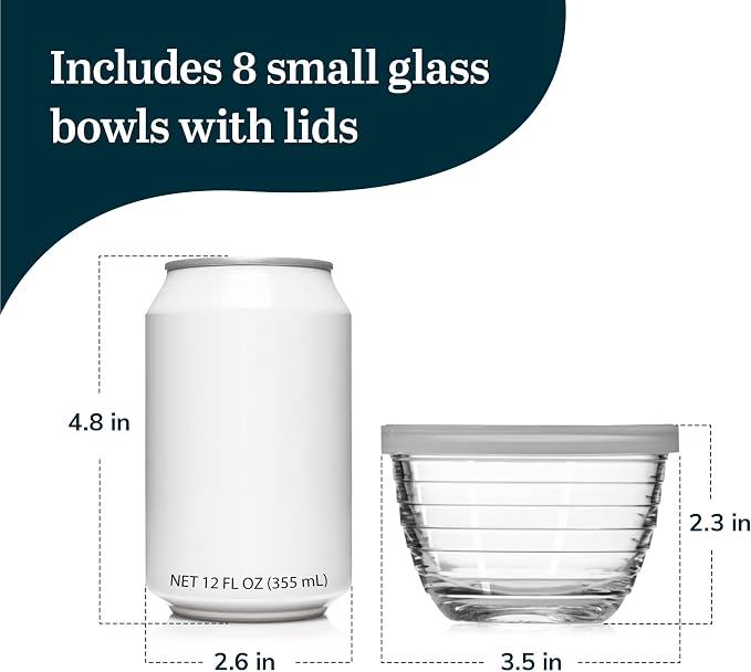 Libbey Small Glass Prep Bowls - Image 3