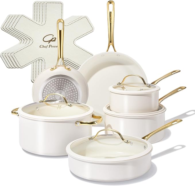 Chef Power Ceramic Cookware Sets, Cookware Set by ChefPower