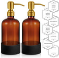 16 oz Hand and Dish Soap Dispenser Set by HomePicker