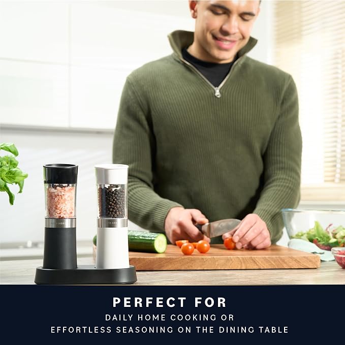 Home Hero Electric Salt and Pepper Grinder Set - Image 7