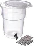 Carlisle FoodService Products Round Beverage Dispenser Drink Dispenser by CarlisleFoodServiceProducts