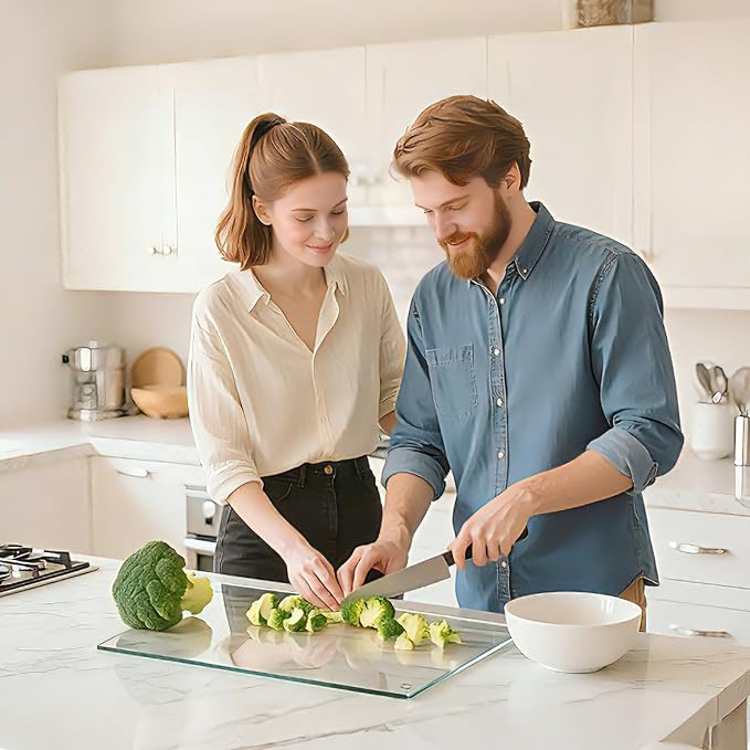 Hacaroa 4 Pack Tempered Glass Cutting Board - Image 7