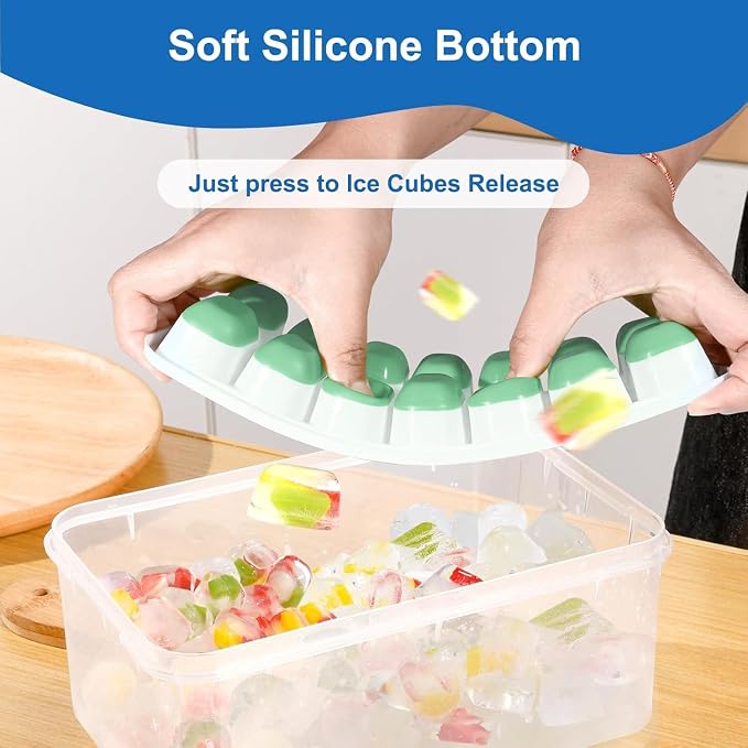 Ice Cube Tray, Ice Cube Trays for Freezer 5 Pack - Image 3