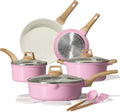 CAROTE Ceramic Cookware Set, Pot and Pan Set by CAROTE