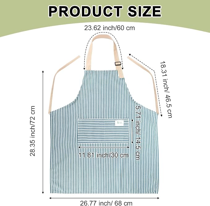 Janmercy 24 Pcs Aprons for Women Men - Image 2