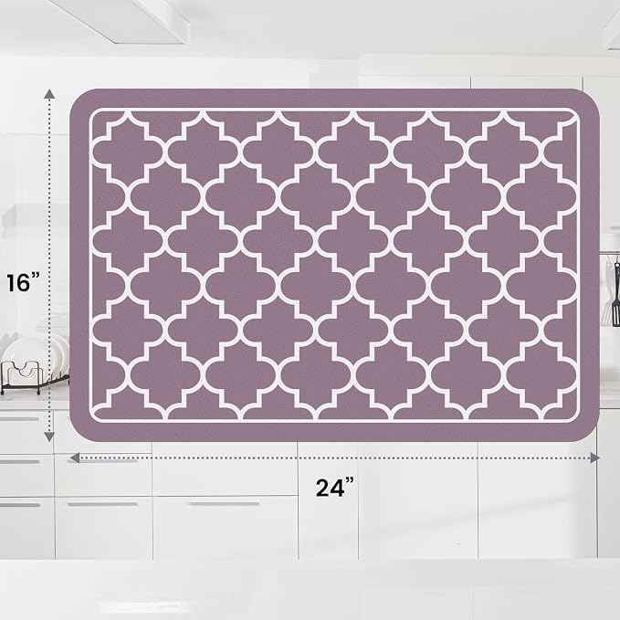 WISELIFE Dish Drying Mat Super Absorbent Drying Mat Large Dish Drying Mats - Image 3