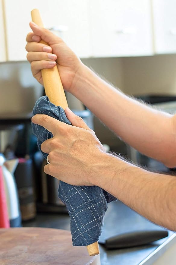 French Rolling Pin – 18 Inch Wooden Dough Roller - Image 5