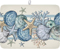 Nautical Coastal Dish Drying Mat by Unknown