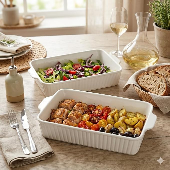 Dizada 9x13 Casserole Dish Set of 2 - Image 2