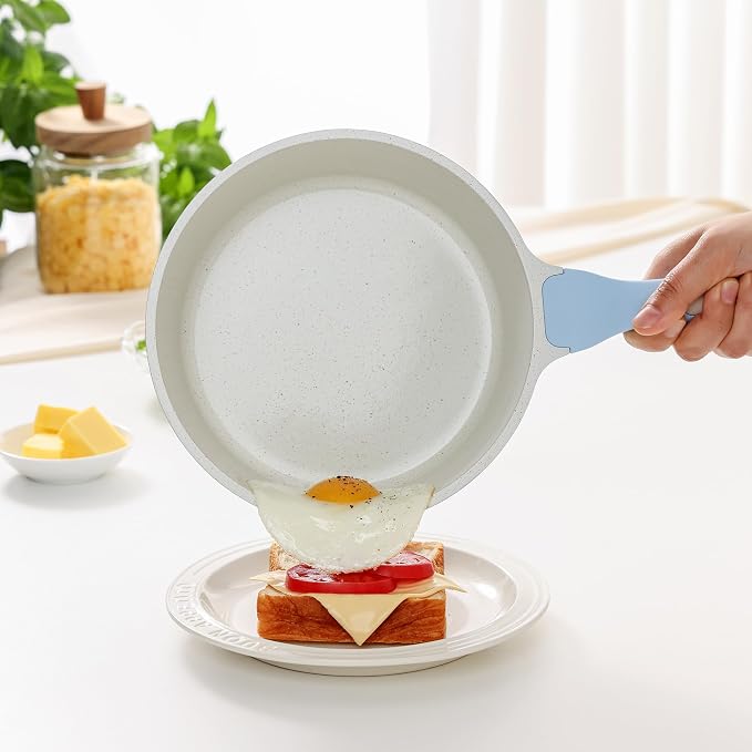 SENSARTE White Ceramic Nonstick Saucepan - Image 4