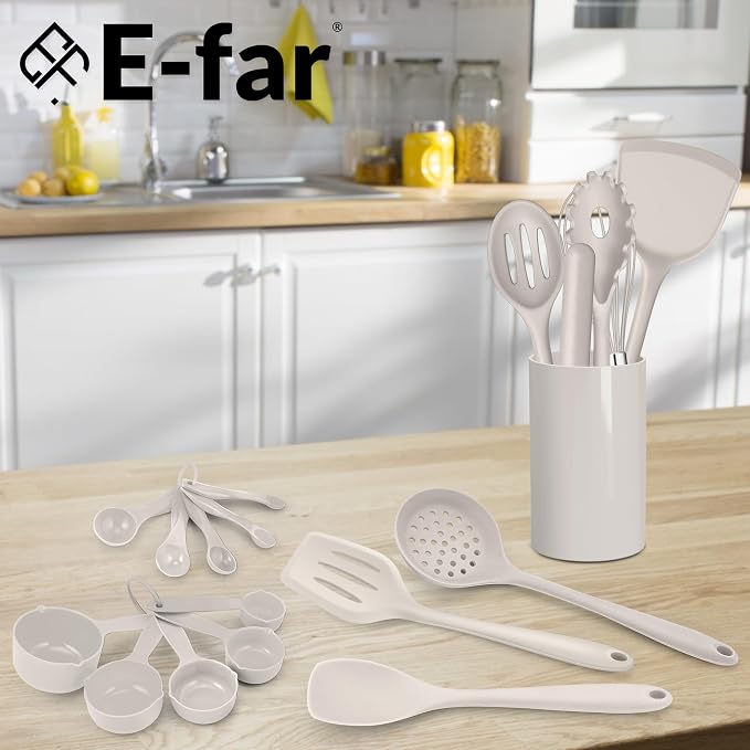 E-far Silicone Cooking Utensils Set, Silicone Kitchen Tools - Image 7