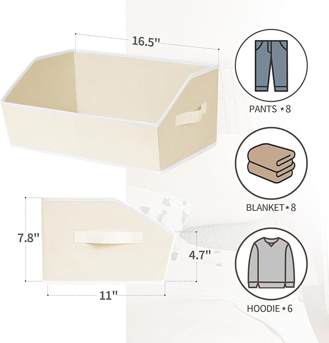Homsorout Closet Organizers and Storage Bins - Image 2