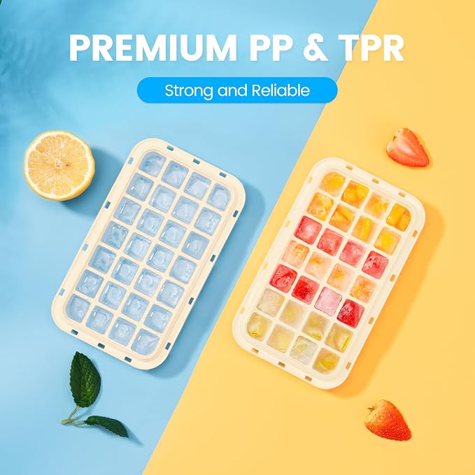 Ice Cube Tray with Lid and Bin, Ice Trays - Image 6