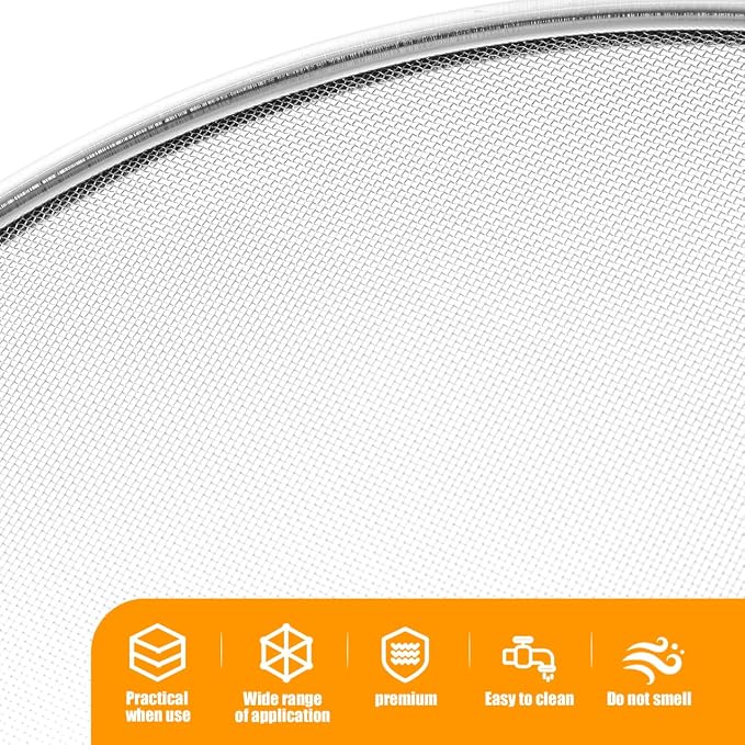 Unomor Oilproof Mesh Lid 15.75 Inch Splatter Screen - Image 5