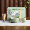 5Pcs Matcha Whisk Set - Matcha Bowl with Spout, 100% Bamboo Whisk