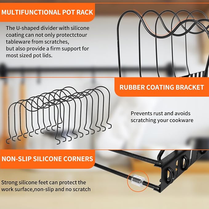 FrutPunch Pots and Pans Organizer, Rack - Image 3