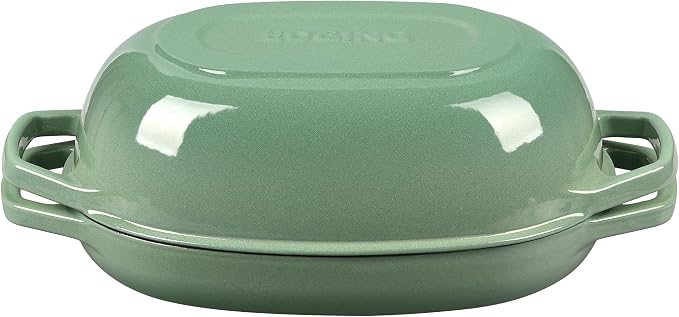 EDGING CASTING Enameled Cast Iron Oval Dutch Oven Pot - Image 8