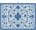 Blue and White Pattern Dish Drying Mats by Unknown