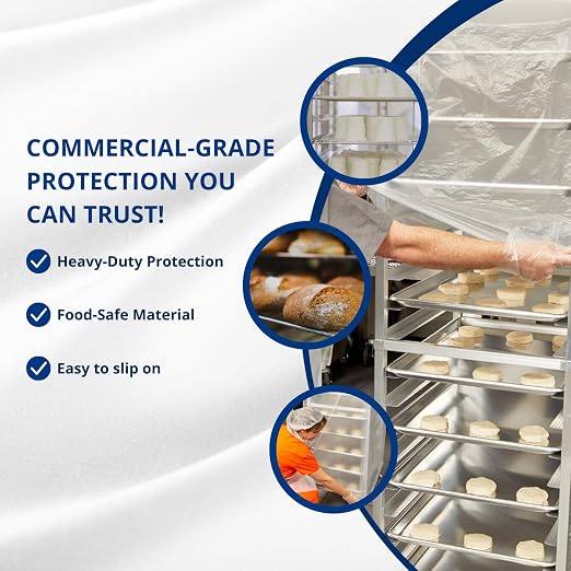 FSE Disposable Commercial Grade Sheet Pan/Bun Pan Rack Covers, 20.25" W x 26" D - Image 6