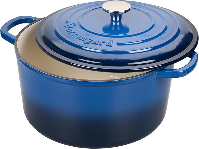 VORRINGARD Enameled Cast Iron Dutch Oven Pot - Image 4