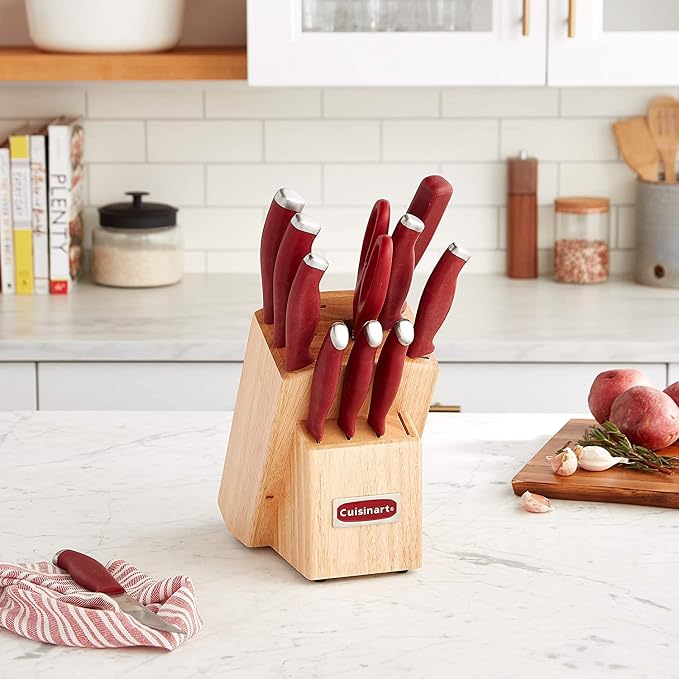 Cuisinart C77SSR-12P Color Pro Collection 12 Piece Knife Block Set - Image 6