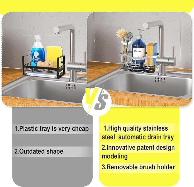 Fssvcd Maifan Sink Caddy Sponge Holder - Image 3
