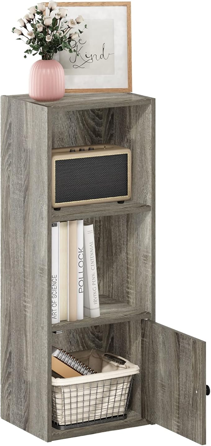 Furinno LUDER Book Shelf, 3-Tier Modern Bookshelf, Bookcase by Furinno-FitsYourSpaceFitsYourBudget