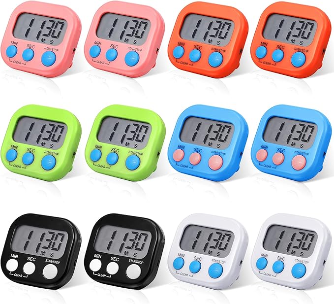 Digital Kitchen Timer Magnetic Countdown Timer Kitchen Loud Alarm Stopwatch by Weewooday