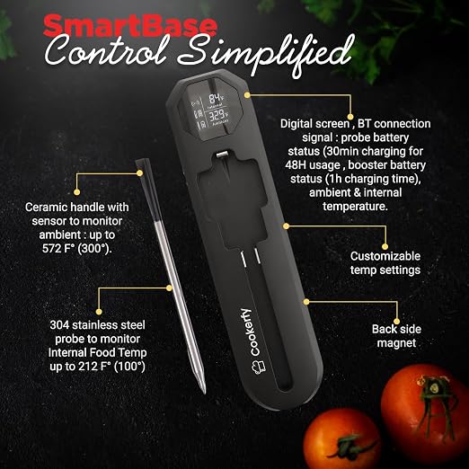 Meat Thermometer Digital Wireless –IP67 Waterproof, 48h Battery Life, Grill - Image 3