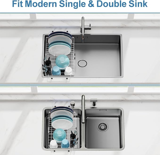 GSlife Dish Drying Rack Over the Sink - Image 9