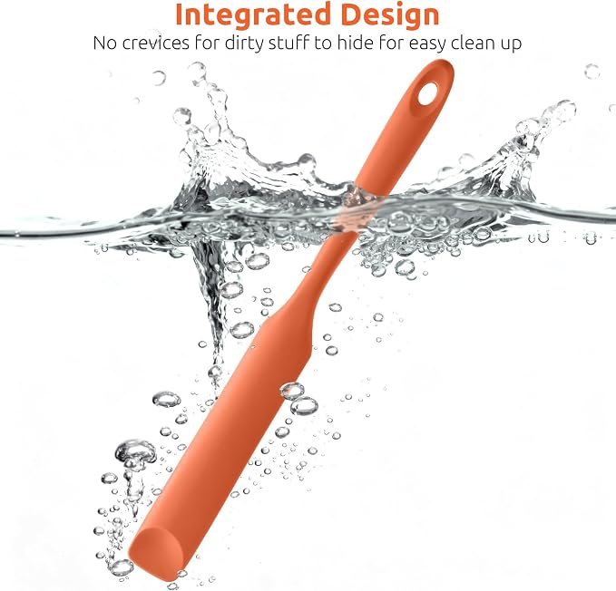 U-Taste Silicone Jar Spatula for Sourdough Starter: Long Skinny Food-Grade Jam - Image 9