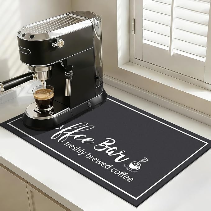 Findosom 12"x 20" Dish Drying Mat, Super Absorbent & Cuttable Coffee Mat - Image 7
