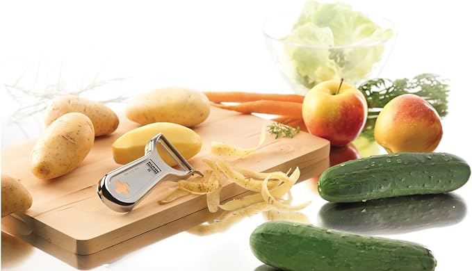 Kuhn Rikon Swiss Metal Peeler 4”, Stainless Steel - Image 3