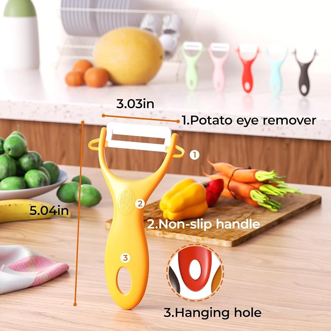 Trez Treamer 6PCS Vegetable Peeler Set - Image 6