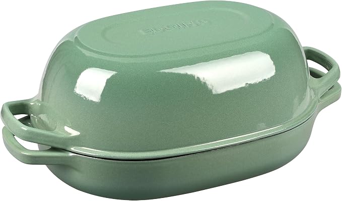 EDGING CASTING Enameled Cast Iron Oval Dutch Oven Pot - Image 5