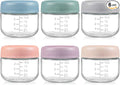 NETANY 6 Pack 4 oz Glass Baby jars by NETANY