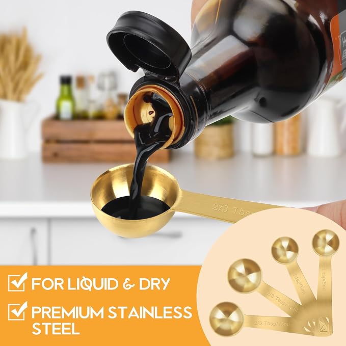 2 PCS 1 Teaspoon Stainless Steel Single Measuring Spoon - Image 4