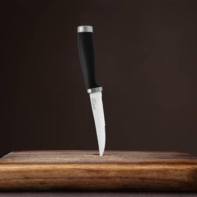 Hampton Forge Epicure–4PieceSteak KnifeSet–Black - Image 2