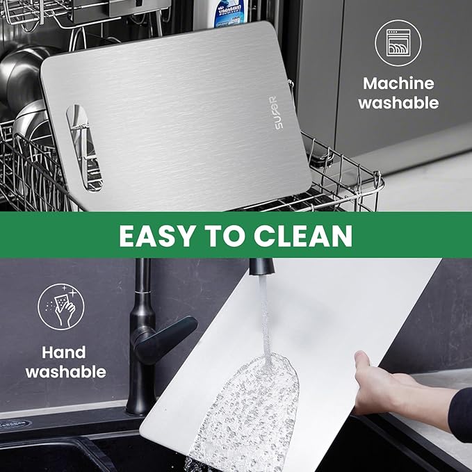 2 Pack Titanium Cutting Board - Image 5