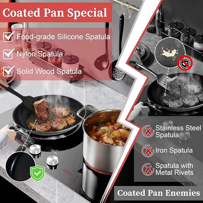 hunnycook Nonstick Frying Pan Set - Image 4